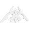 Ekena Millwork Pitch Milton Architectural Grade PVC Gable Pediment, 36"W x 16 1/2"H x 1"P (11/12) GPP036X017X100MIL - alternate 1